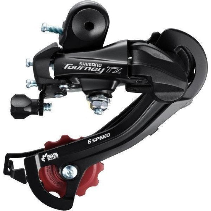 Переключатель задний SHIMANO TOURNEY, TZ500, GS, 6 скоростей, крепление на петух ARDTZ500GSD